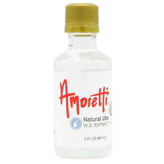 Amoretti - Natural Ube Extract Water Soluble 2 oz - Highly Concentrated & Perfect For Pastry, Savory, Brewing, and more, Preservative Free, Vegan, Kosher Pareve, Keto Friendly