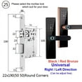 thumbnail image 2 of Electronic Lock Bluetooth Smart Door Lock Fingerprint Lock Password IC Card Key For Smart Home ,Integrated Smart Home, 2 of 5