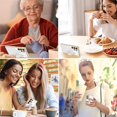 thumbnail image 7 of Compatible with Samsung Galaxy S23 Utral 5G Cell Phone Case with Grip Finger Hand Phone Holder Tablet Phone Strap Shockproof Protective Bumper Case-White, 7 of 7
