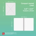 thumbnail image 6 of Pantone OFFICIAL Black | 5.25x8.25" Lined Compact Journal | Non-Dated | BrownTrout, 6 of 8