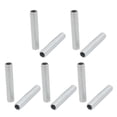 thumbnail image 1 of Unique Bargains 10Pcs M12 Full Threaded Lamp Nipple Pass-Through Pipe Connector 65mm Length, 1 of 2