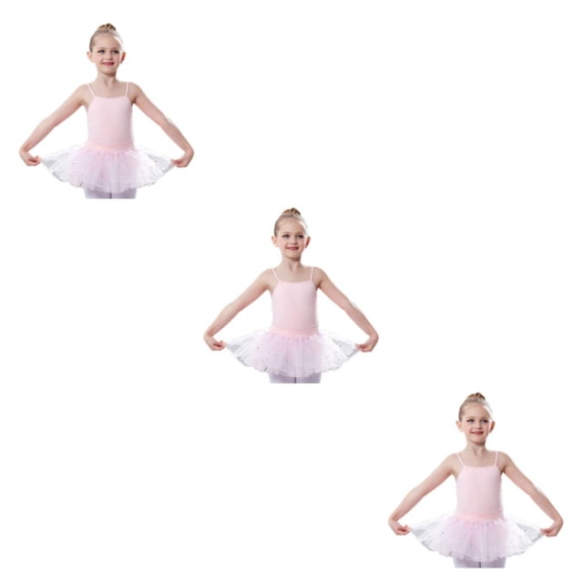 Sonducket Traje de tirantes de Ballet de diseño Simple para niña de verano, mono de práctica de baile con falda, ropa, regalo de cumpleaños, Type1 NO1