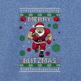 thumbnail image 3 of Wild Bobby Merry Blitzmas, Football Christmas Sweater Design | Holiday Unisex Crewneck Sweatshirt, 3 of 5