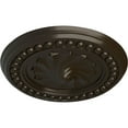 thumbnail image 3 of Ekena Millwork 15 3/4"OD x 2"P Foster Shell Ceiling Medallion (Fits Canopies up to 9 5/8"), Hand-Painted Stone Hearth, 3 of 6