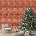 thumbnail image 4 of Arthome Peel and Stick Brick Wallpaper 17''x120'' Self Adhesive Contact Paper Waterproof Vinyl Film Wall Paper for Room,Fireplace,Stair and Christmas Holiday Decoration(Red), 4 of 7