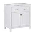 thumbnail image 3 of Bathroom Vanity with Solid Wood Frame and MDF, Sturdy Construction for Durable Use in Bathroom, 3 of 7