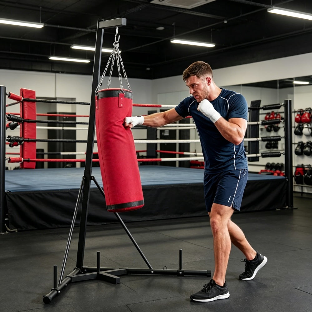 Punching Bag Stand with Sandbag