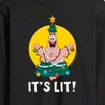 thumbnail image 3 of SpongeBob SquarePants - Patrick It's Lit - Men's Long Sleeve T-Shirt, 3 of 6