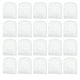 thumbnail image 1 of WORGEOUS 100 unids Facial Gauze Pre-Cut Gauze Face Cubierta de gasa de gasa facial desechable Hojas de máscara facial, 1 of 7