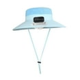 thumbnail image 3 of TTETTZ Children Outdoor Fan Hat Solar Powered Summer Travel Hat Versatile Wide Brim for Blue, 3 of 9