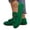 Green, variant on LTTVQM Women's Tassel Loafers Comfortable Classic Suede Pointed Toe Slip-On Flats Vintage Non-Slip Work Driving Shoes Khaki 41(US-8.5)