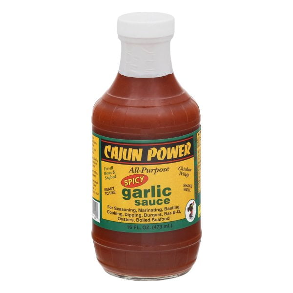 Cajun Power All-Purpose Spicy Garlic Sauce 16 Ounce - Walmart.com ...