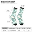 thumbnail image 2 of Fuzoiu Hand Drawn Snake Print Athletic Crew Socks for Men & Women,Casual Crew Socks,Above Ankle Crew Socks for Business, Casual, 2 of 6