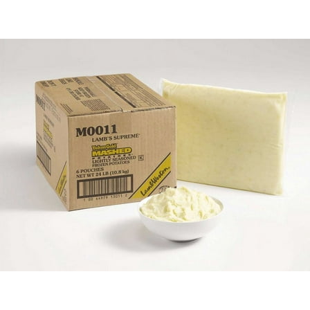 Lamb Weston Supreme Yukon Gold Mashed Potato, 4 Pound - 6 per case.