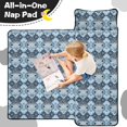thumbnail image 4 of Pioneer Flower Floral Print Pattern Toddler Nap Mat for Teens Preschool Daycare, Teens Sleeping Mat Bag, Toddler Sleeping Bag with Pillow, 4 of 6