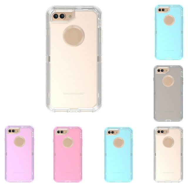 Replacement for iPhone 6/7/8/6P/7P/8P/X/XS/XR/Xmax Transparent Case Scratch Resistant Phone Cover Clear Shockproof Shell