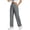 Light Blue, variant on cocolona Linen Pants for Women Summer Casual Solid Color Wide Leg Cargo Pants Travel Vacation Beach Trousers with Pockets