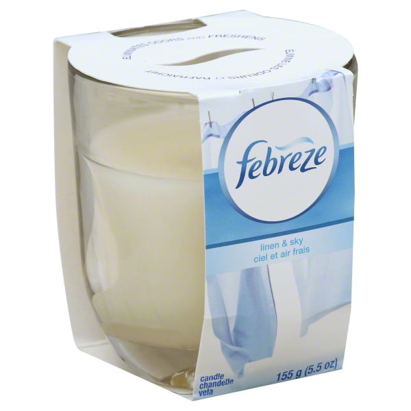 Procter & Gamble, Febreze Linen & Sky Candle, 5.5 oz