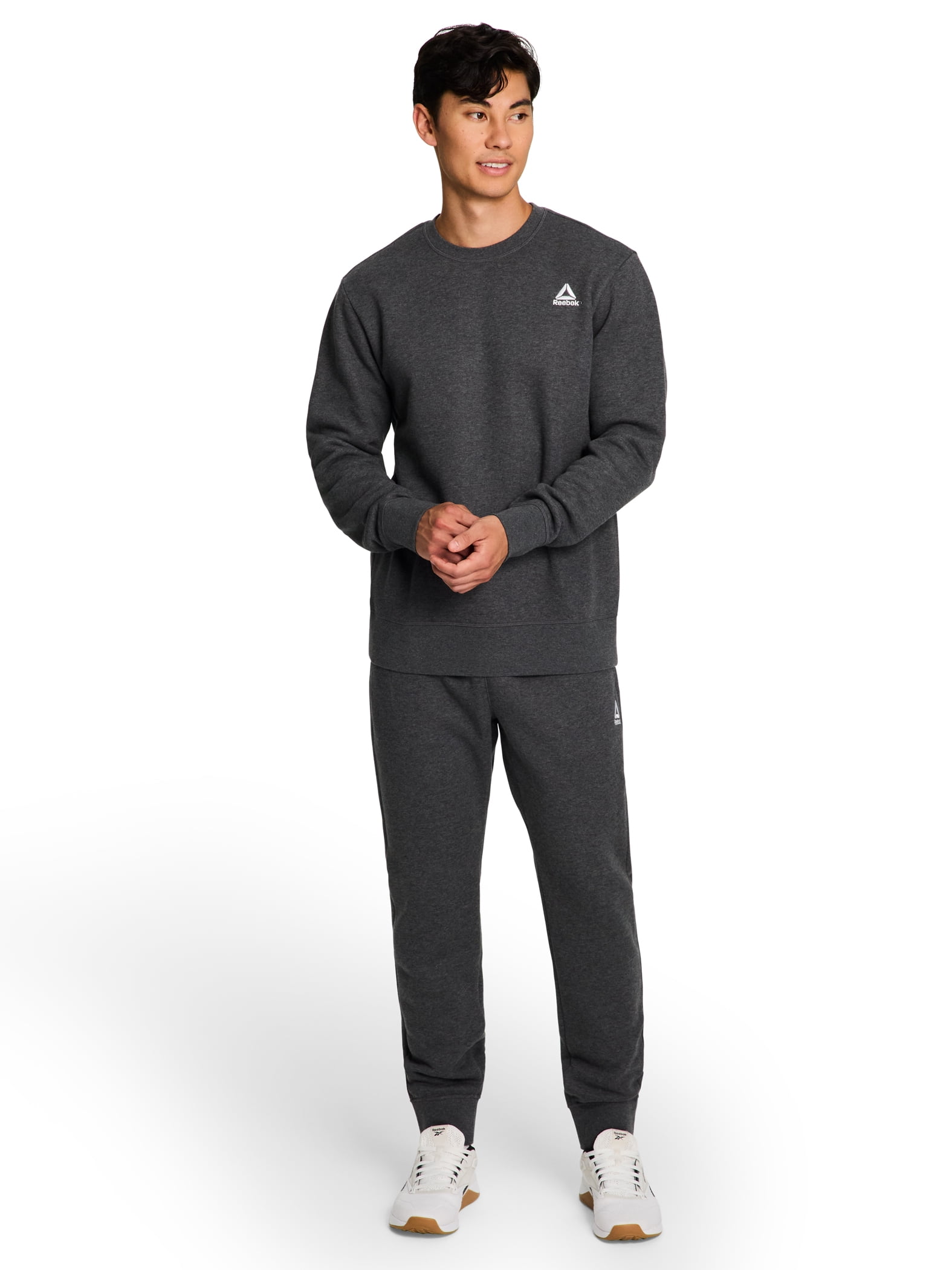Reebok Men's and Big Men's Game Day Fleece Crewneck Sweatshirt, Sizes XS-5XL