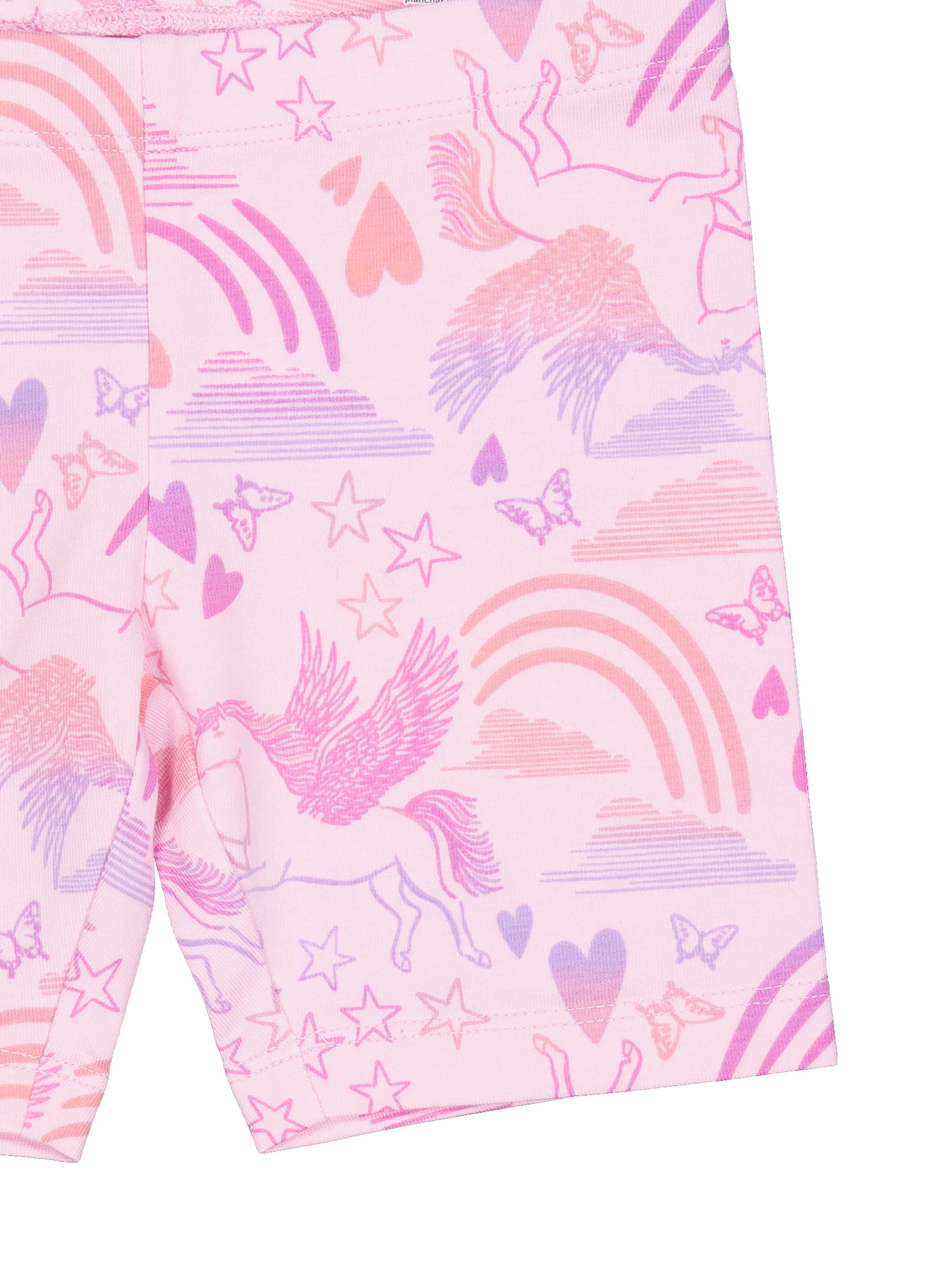 Wonder Nation Girls Bike Shorts, 2-Pack, Sizes 4-18 & Plus