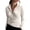 114#White, variant on Ruched Waist Tops for Women Velvet Long Sleeve Wrap Front Deep V Neck Fitted Draped Blouse Collared Casual Dressy Pullover Womens Going Out Top