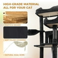 68in Tall Multi-Level Green Cat Tree with Hammocks, Hanging Basket, Cat ...