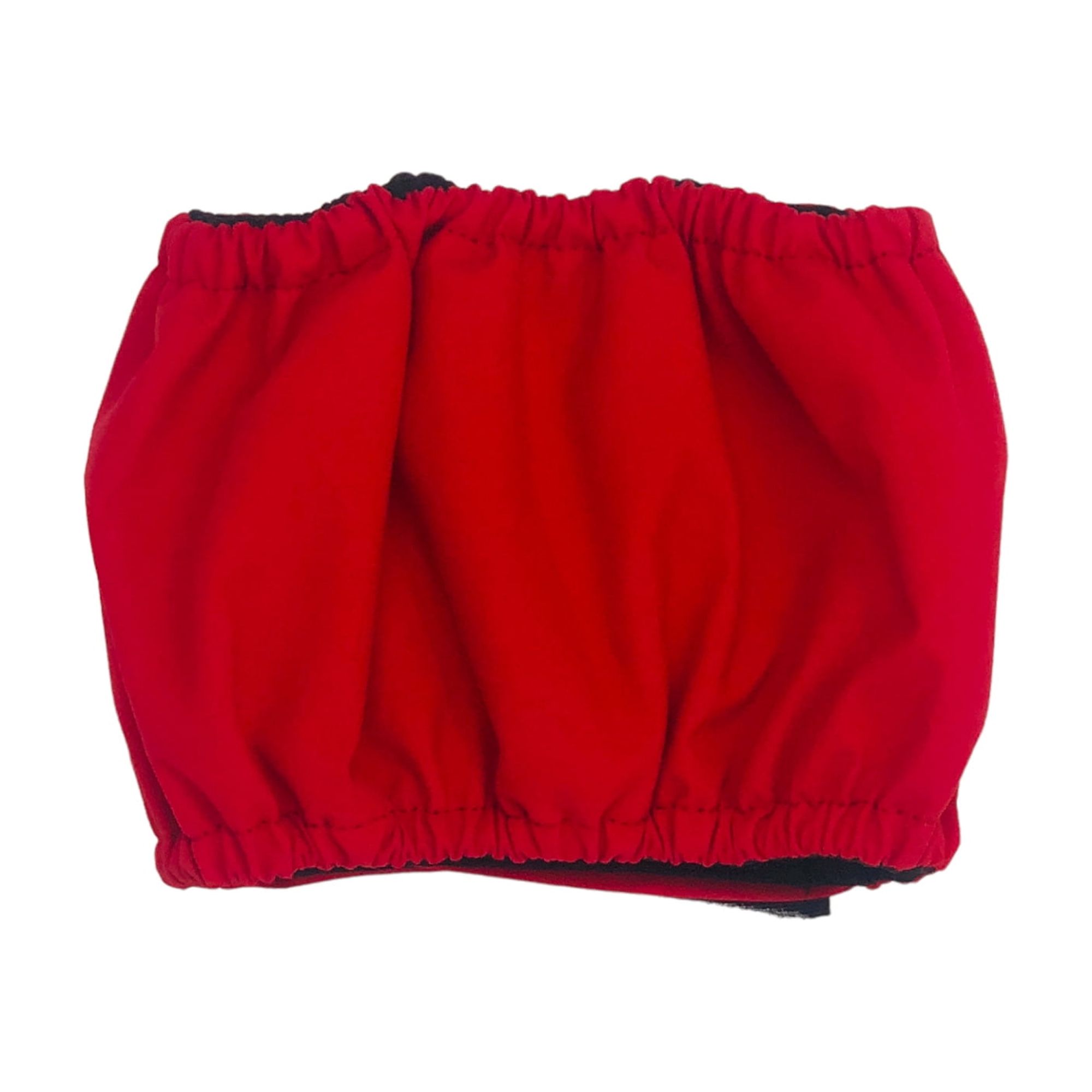 Barkertime Cherry Red Washable Dog Belly Band Male Wrap - Made in USA