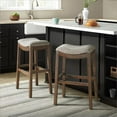 thumbnail image 2 of Alaterre Furniture Williston Bar Height Stool - Dark Brown - Set of 2, 2 of 9