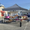 thumbnail image 2 of CONCETTA 10x10 Pop up Canopy, Heavy Duty Waterproof Portable Canopy Tent with Sand Bags, Grey, 2 of 5