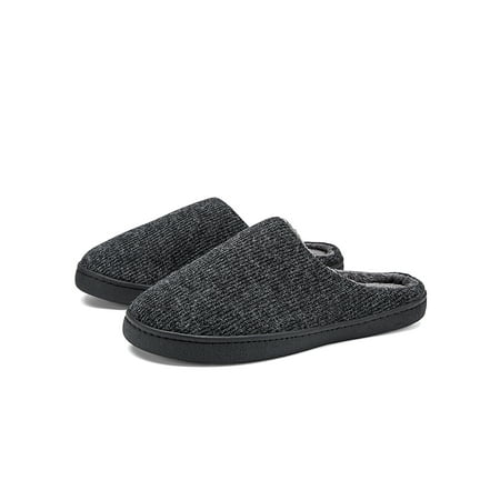 

Ritualay Ladies Breathable Slides Non-slip Solid Color House Slippers Indoor Outdoor Bedroom Round Toe Shoes Black 6