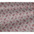 thumbnail image 4 of oneOone Cotton Jersey Light Gray Fabric Floral Block Sewing Craft Project Fabric Printed By Yard 58 Inches Wide, 4 of 4