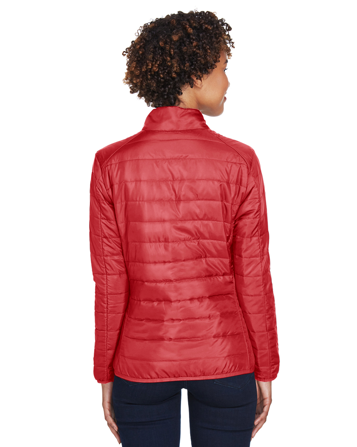 Ladies' Prevail Packable Puffer Jacket - CLASSIC RED - L - image 2 of 3