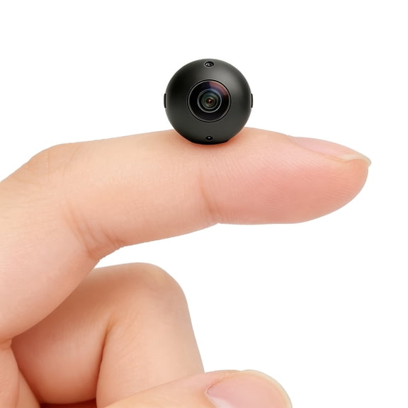 4K Ultra HD Digital Camera with 250° Wide Angle Lens Night Vision and Loop Recording Compact Portable Camera for Home and Outdoor Monitoring