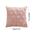 thumbnail image 3 of Lilixerw Decorative Pillow Covers Throw Pillow Cushion Fluffy Throw Pillow Covers for Bed Couch Sofa Living Room Soft Plush Cushion Cases,17.7 x 17.7 inch, 3 of 6