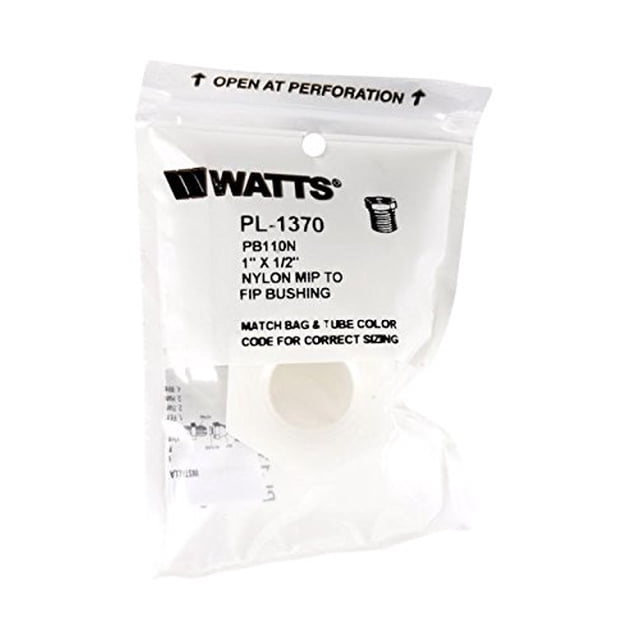 Buje de nylon Anderson MPT de 1 pulgada a FPT de 1/2 pulgada