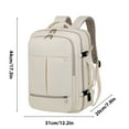thumbnail image 2 of 15.6 Inch Laptop Backpack, Business Computer Bag with Usb Charging Port & Multiple Compartments, Water Resistant & Luggage Strap for Travel, College Learner & Commuters,Vsgery, 2 of 9