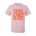 thumbnail image 2 of Wild Bobby, Straight Outta Detroit DET Fan Fantasy Baseball Fans, Sports, Men Graphic Tee, Light Pink, 4X-Large, 2 of 4