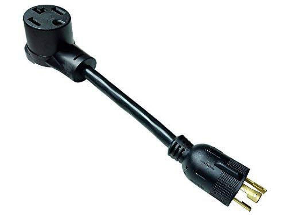 Parkworld 885989 Welding Adapter cord L6-30 Plug 3-Prong 30A Locking Male to Dryer 14-30 Receptacle 30 AMP Female (Only For 125V, Two Hots pole bridged in female)