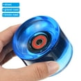 thumbnail image 4 of Uxcell 70mm 78A with Red ABEC-9 Soft Cruiser Wheels Street Wheels Skateboard, Clear Blue 4 Pack, 4 of 5