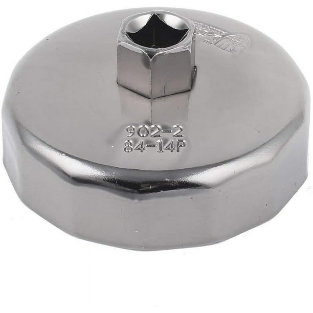 Llave para filtro de aceite Lojalitet, dado, filtro de aceite, tapa de filtro de aceite, llave multiusos para filtro de aceite, 14 ranuras de 84 mm, herramienta de extracción para coche, diseño