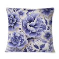 thumbnail image 2 of Designart "Lavender Paisleys in White and Purple" Paisley Printed Throw Pillow, 2 of 5
