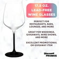 thumbnail image 3 of Wine Glasses 17.5 oz. Set of 12, Bulk Pack - Restaurant Glassware, Perfect for Red Wine or White Wine - Black, 3 of 5