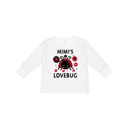 

Inktastic Valentine s Day Mimi s Lovebug Gift Toddler Boy or Toddler Girl Long Sleeve T-Shirt