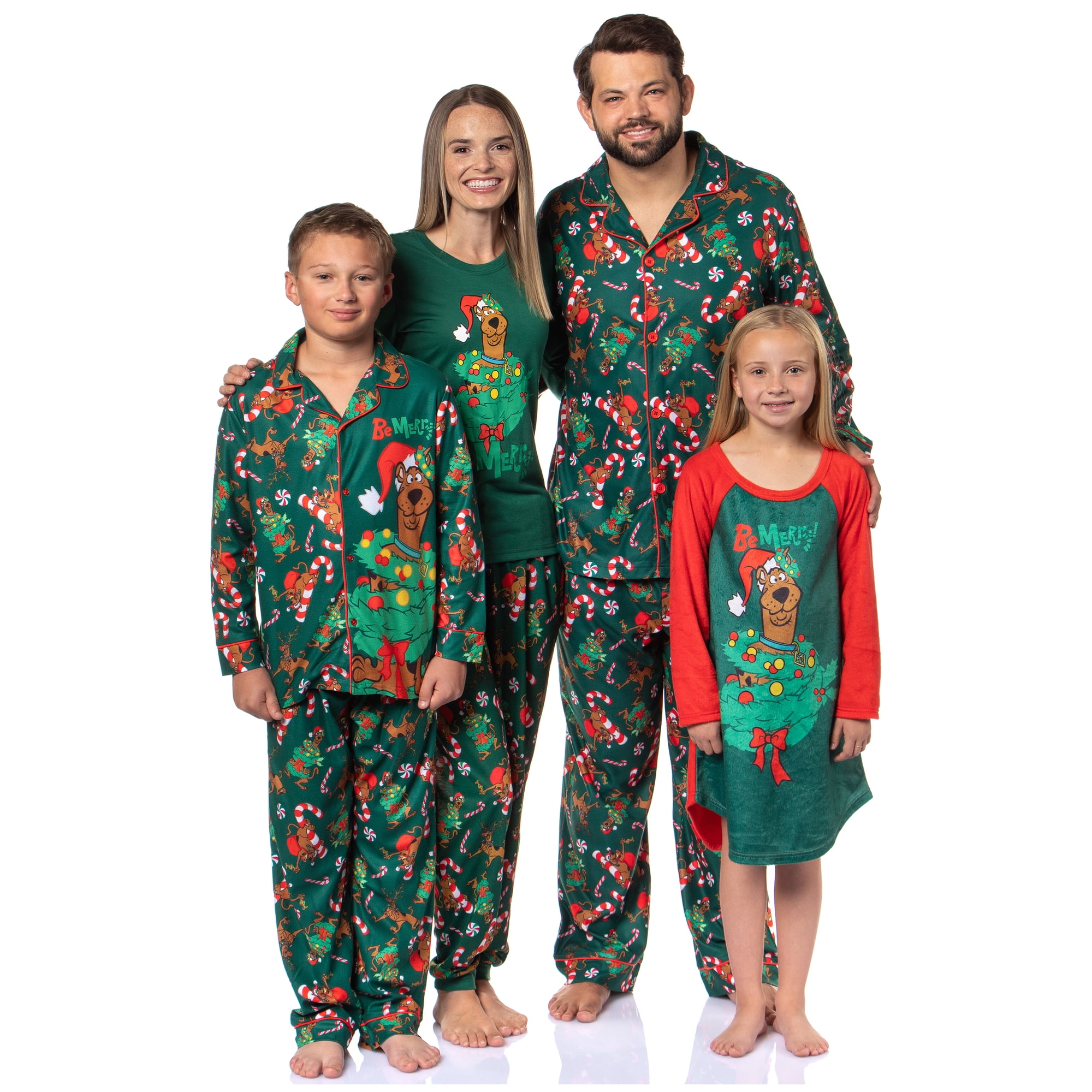 Scooby-Doo Christmas Holiday Family Pajama Sleepwear