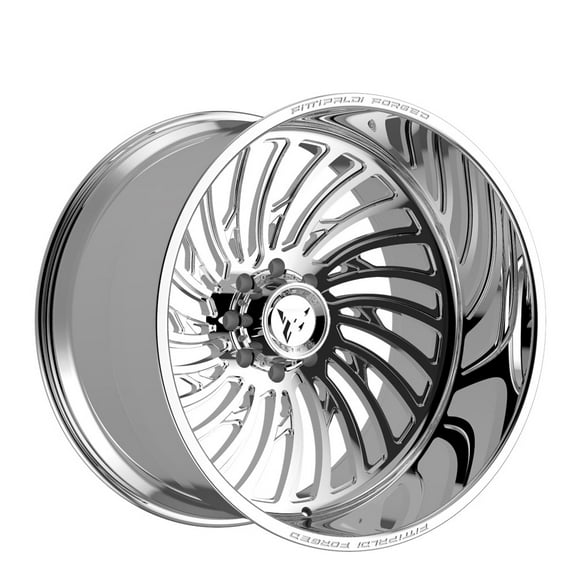 24x12 Fittipaldi FTF507P Polished FORGED LEFT DIRECTIONAL Wheel 6x5.5 (-44mm)