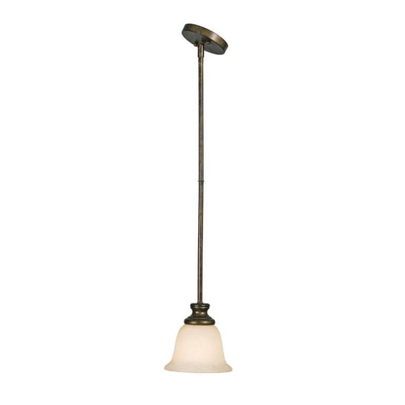 Wry Lighting Heartwood 1-light Pendant in Burnt Sienna