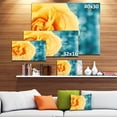 thumbnail image 3 of Rose Flower with Lit up Background - Large Floral Canvas Artwork, 3 of 4