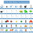 thumbnail image 3 of Juego de juguetes Play Kitchen Bruvoalon, 67 piezas con ollas y sartenes para niños a partir de 3 años, 3 of 6