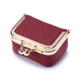 thumbnail image 1 of TIMIFIS Mini Jewelry Case, Portable Leather Travel Jewelry Organizer with Lock for Woman Girls, Small Ring Box for Earring/Ring/Necklace/Bracelet(Red), 1 of 2