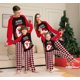 thumbnail image 1 of Conjunto de pijamas a juego para la familia de Navidad 2022, nuevo pijama con estampado del alfabeto de Papá Noel con costuras, ropa familiar para bebés y niños adultos, 1 of 5